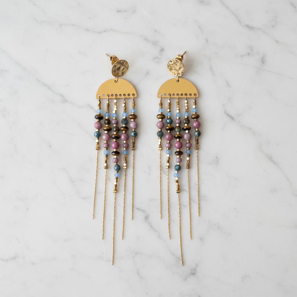 Boucles sur marbre